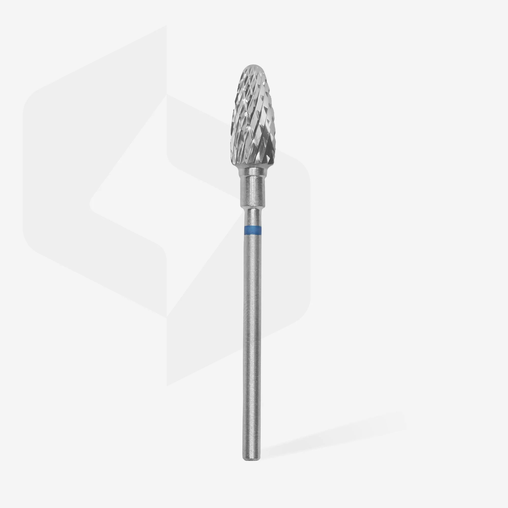 STALEKS EXPERT Carbide nail drill bit corn blue, head diameter 6 mm, working part 14 mm - Image 2