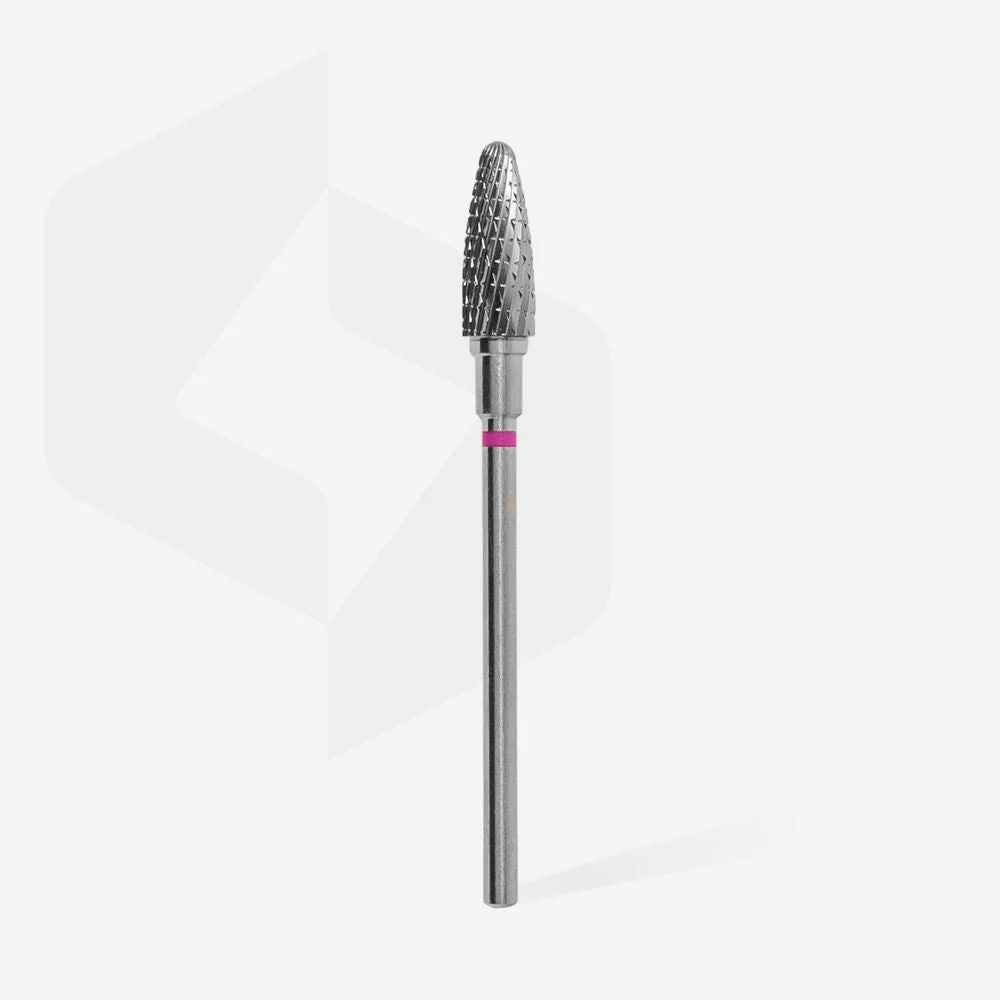 STALEKS EXPERT Carbide nail drill bit corn purple, head diameter 5 mm, working part 13 mm - Image 2