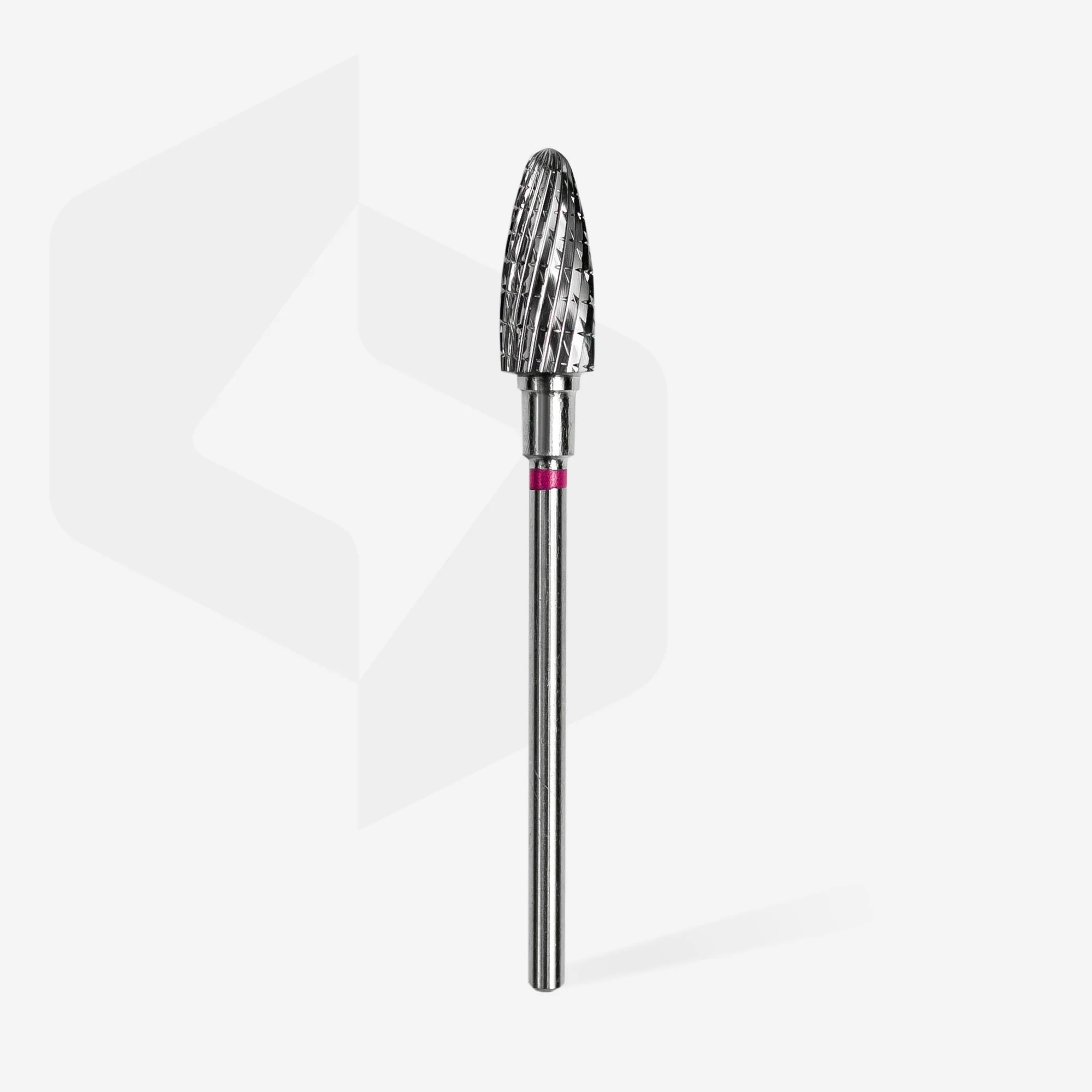 STALEKS EXPERT Carbide nail drill bit corn purple, head diameter 6 mm, working part 14 mm - Image 2