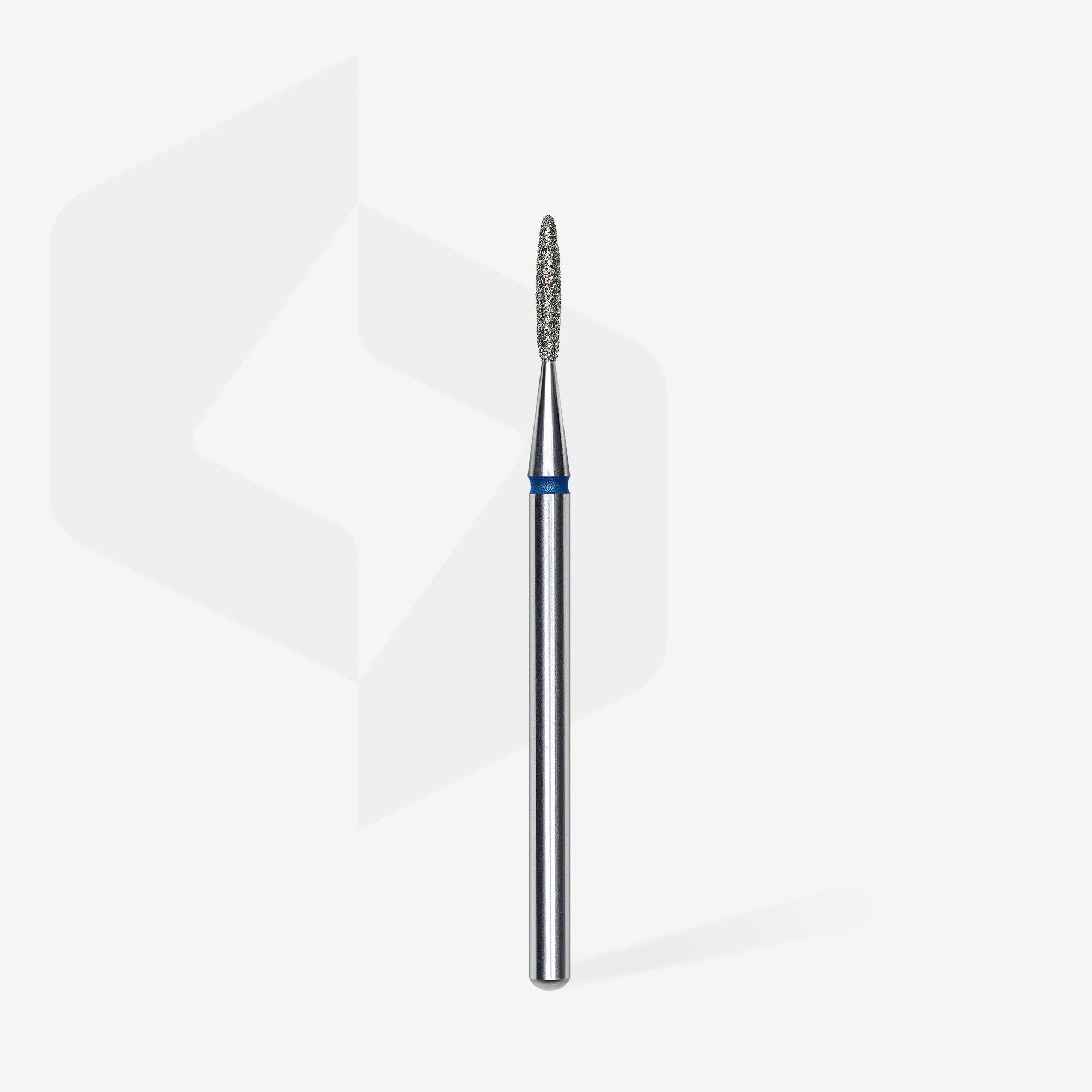 STALEKS EXPERT Diamond nail drill bit flame blue, head diameter 1,4 mm, working part 8 mm - Image 2