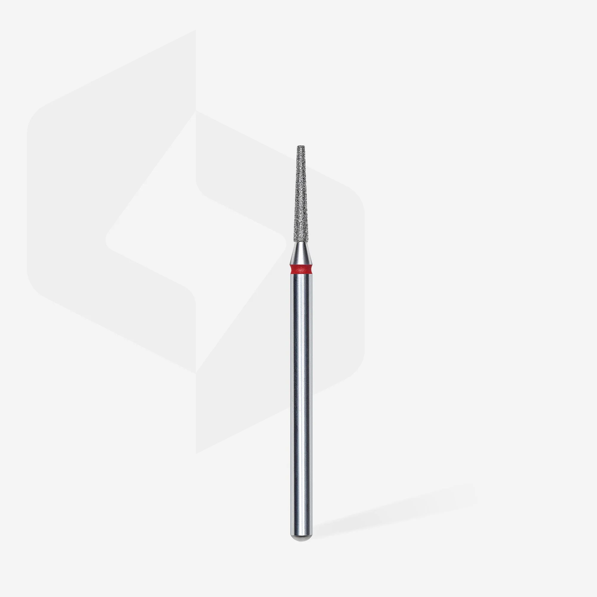 STALEKS EXPERT Diamond nail drill bit frustum red, head diameter 1,6 mm, working part 10 mm - Image 2