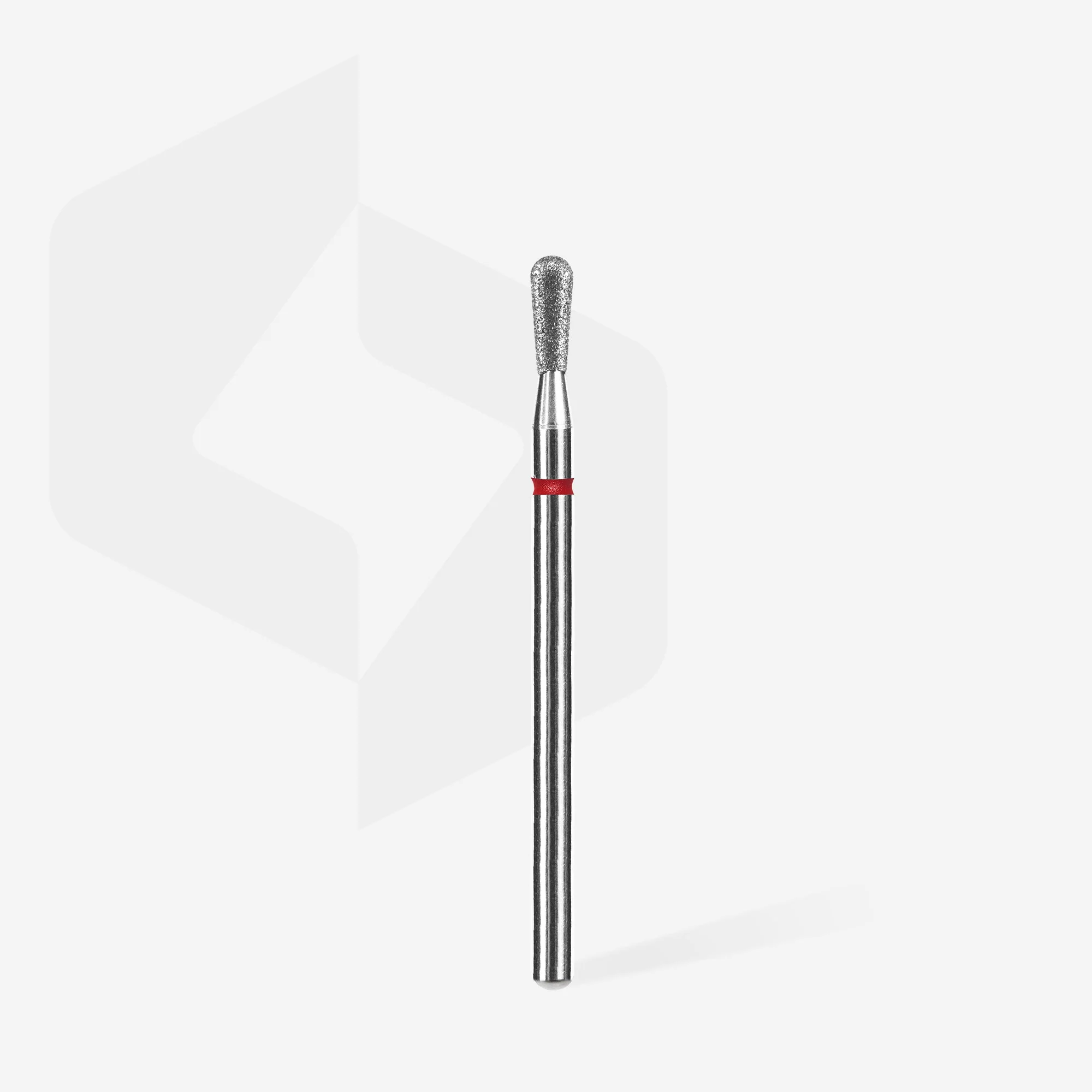 STALEKS EXPERT Diamond nail drill bit match red, head diameter 2,3 mm, working part 5 mm - Image 2