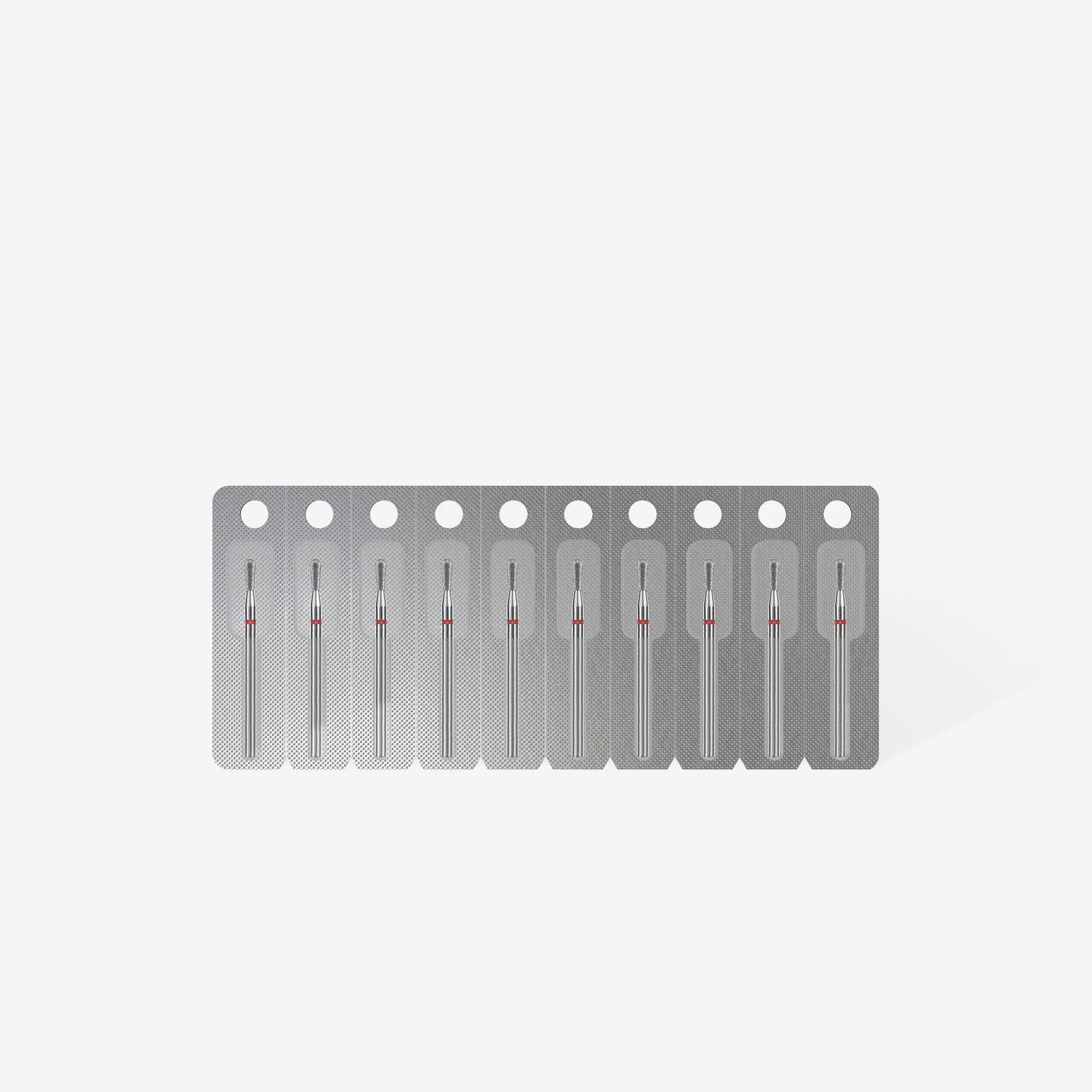 STALEKS EXPERT Diamond nail drill bit match red, head diameter 2,3 mm, working part 5 mm - Image 3