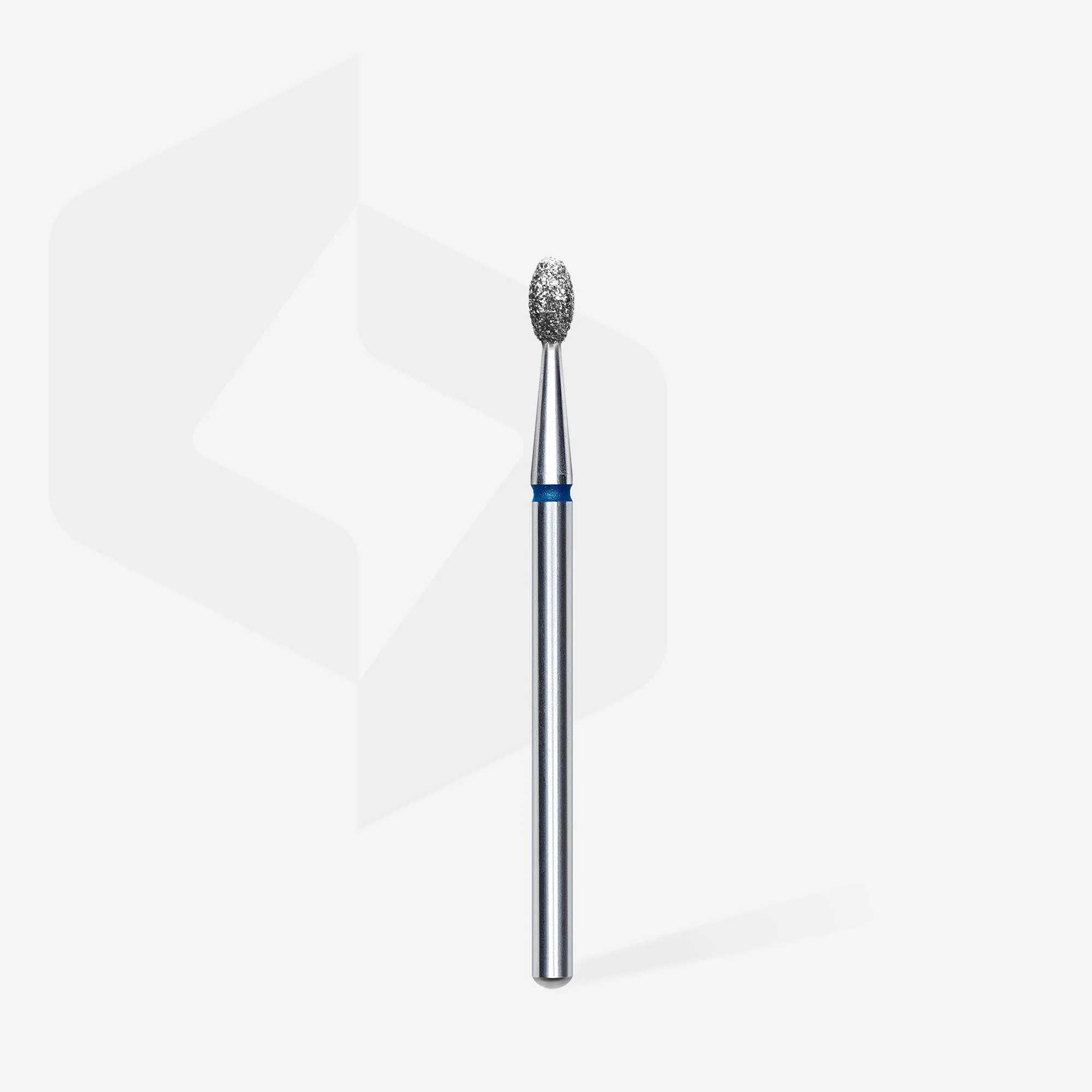 STALEKS EXPERT Diamond nail drill bit olive blue, head diameter 2,5 mm, working part 5 mm - Image 2