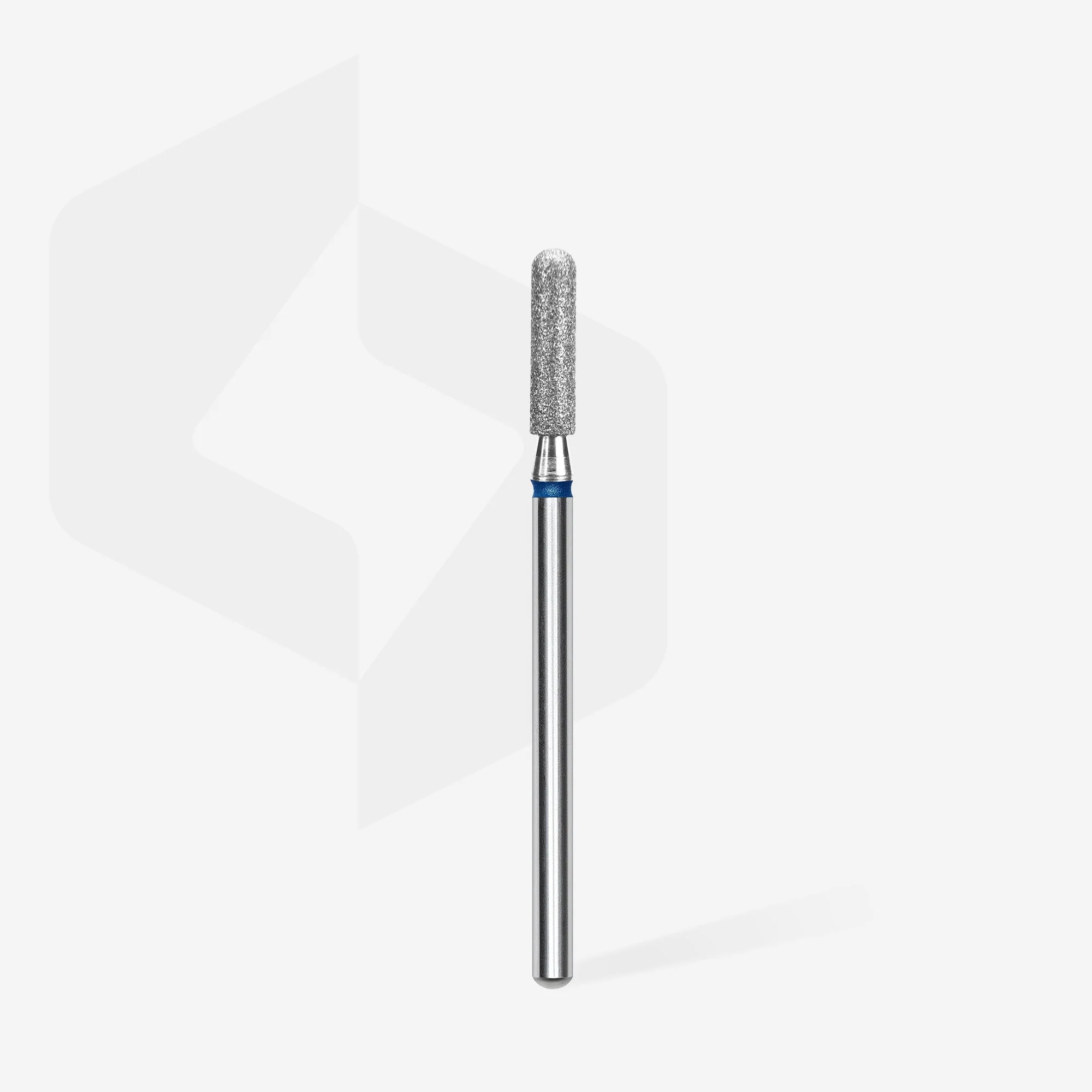 STALEKS EXPERT Diamond nail drill bit rounded cylinder blue, head diameter 2,5 mm, working part 10 mm - Image 2