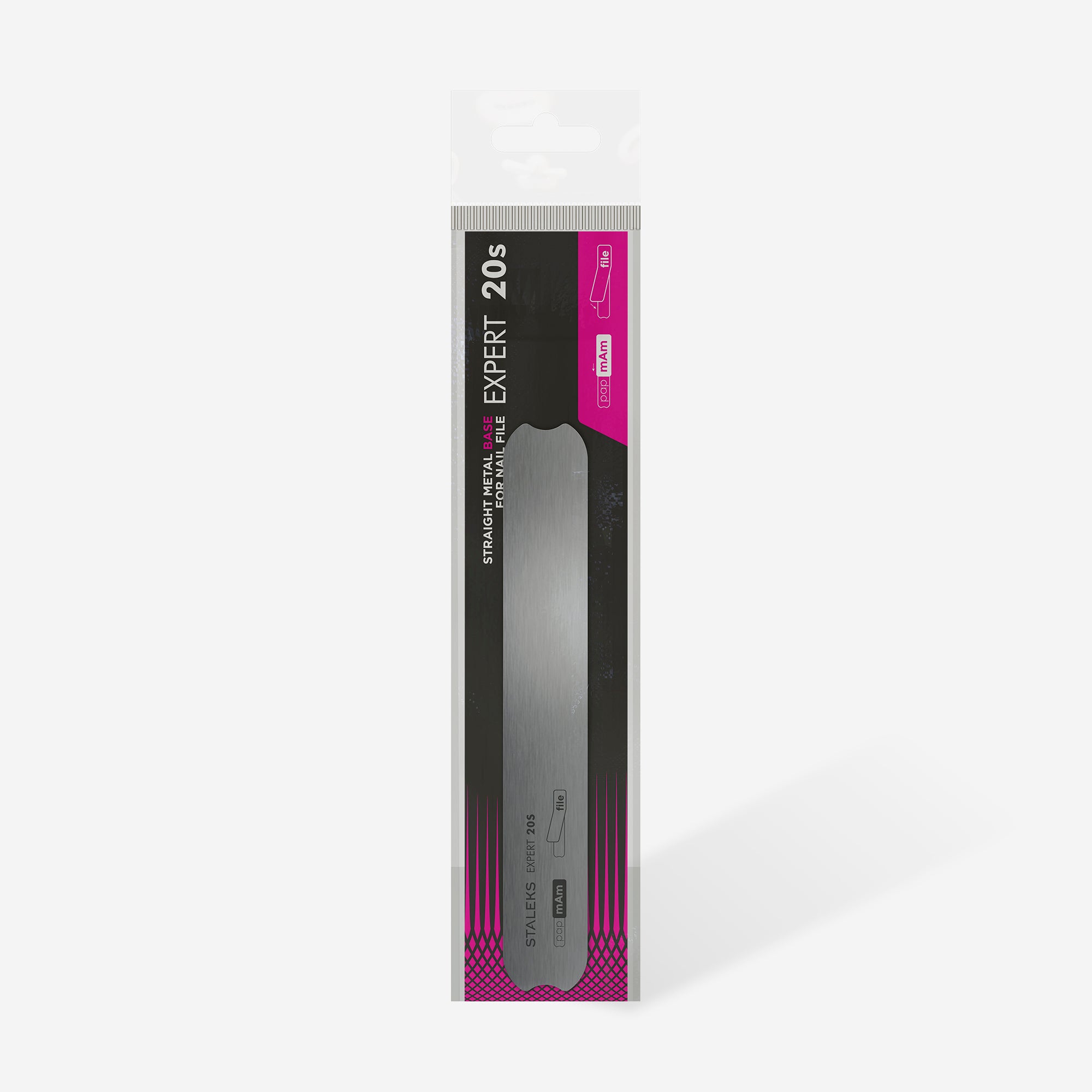 STALEKS EXPERT 20s Straight metal base for nail file (130 mm) - Image 3