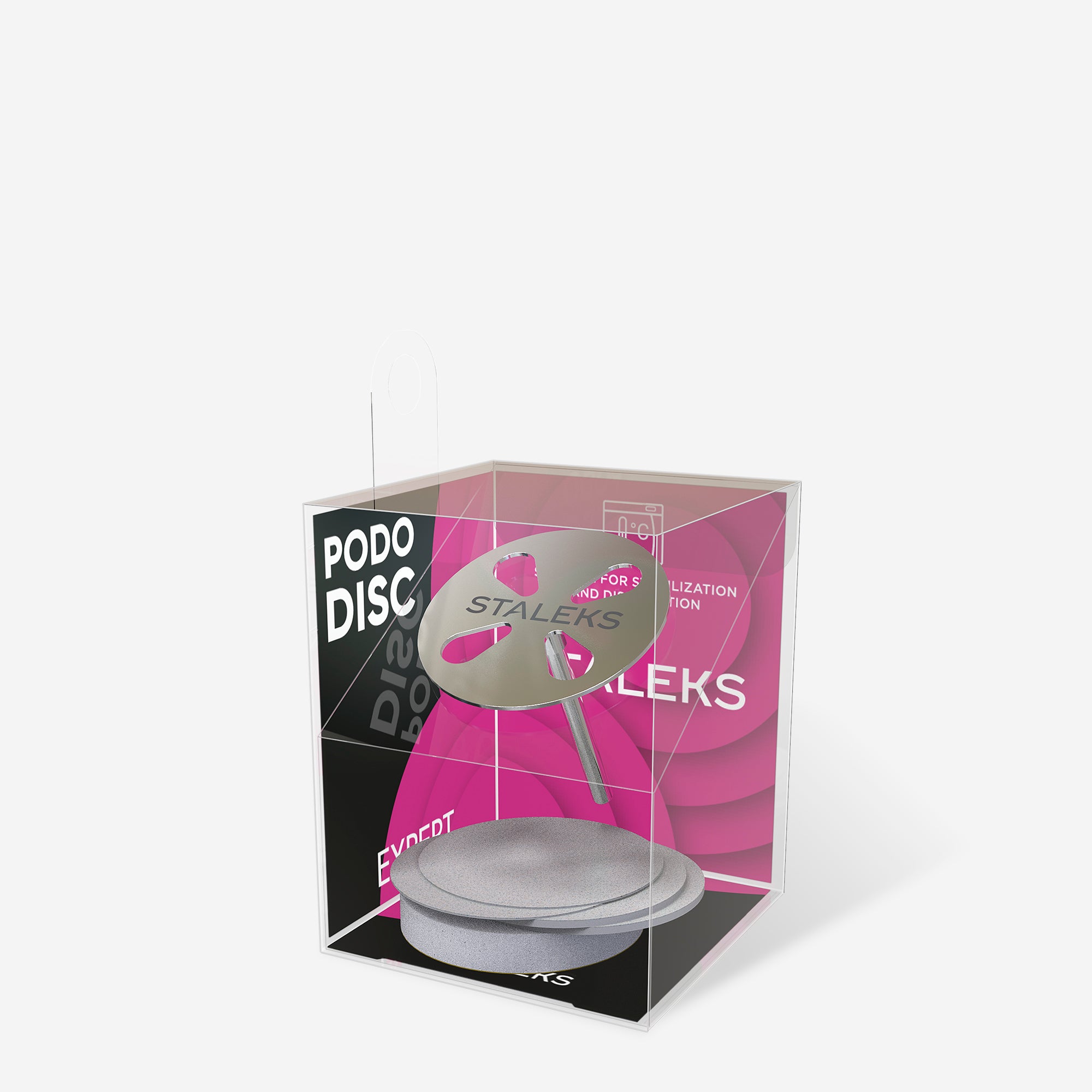 STALEKS EXPERT PODODISC L Pedicure disc with disposable files, 180 grit, 25 mm (5 pcs) - Image 3