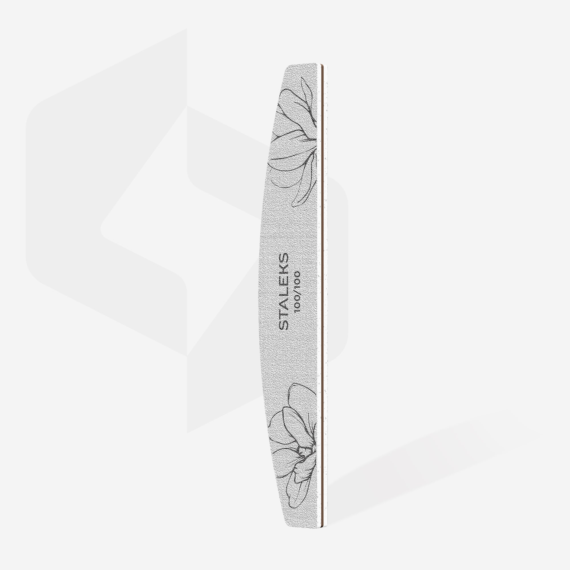 STALEKS EXPERT 40 Crescent mineral nail file, 100/100 grit (1 pc) - Image 2