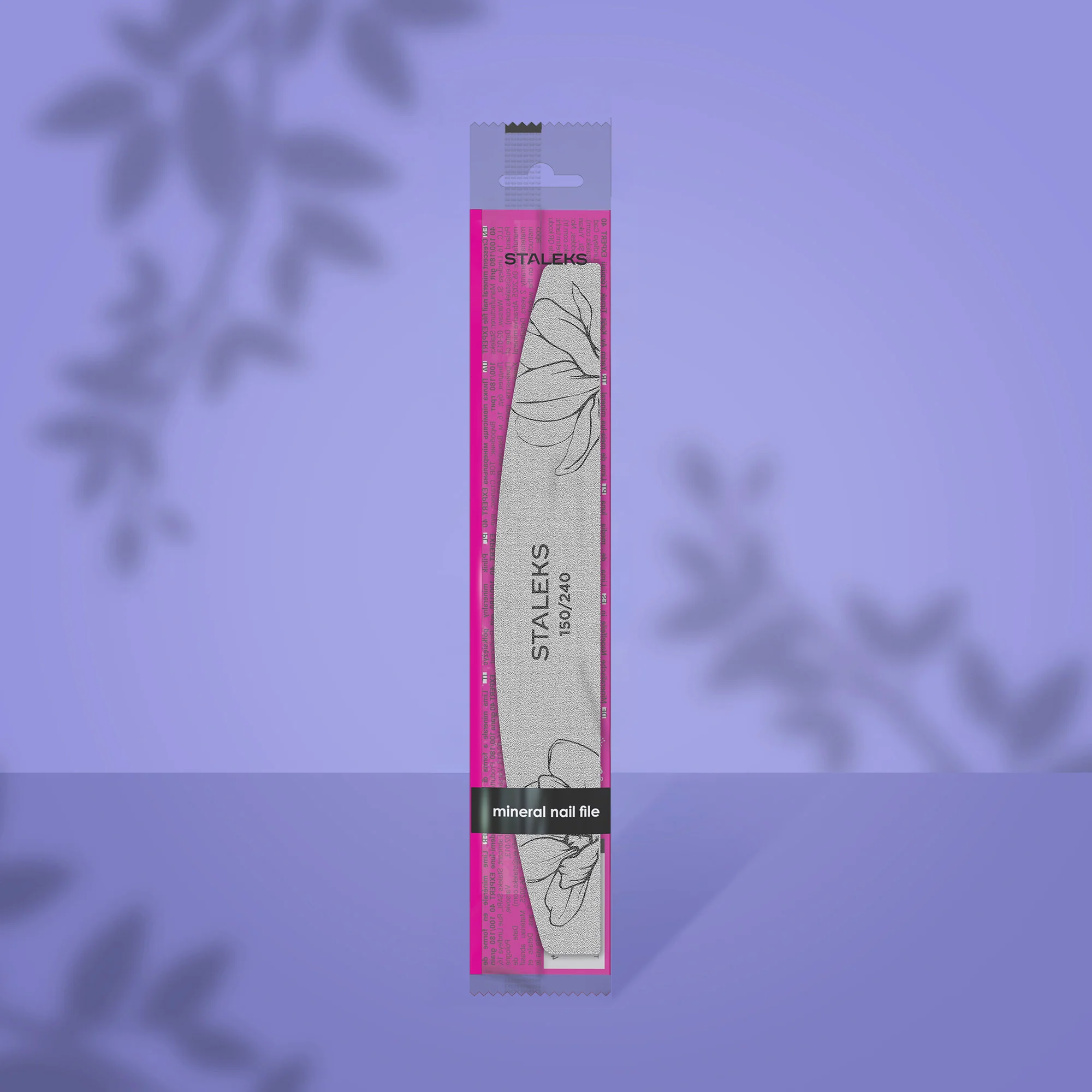 STALEKS EXPERT 40 Crescent mineral nail file, 150/240 grit (1 pc)