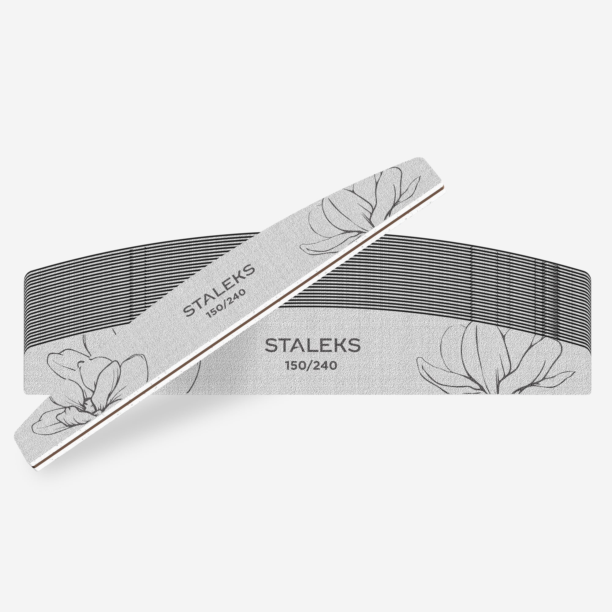 STALEKS EXPERT 40 Crescent mineral nail file, 150/240 grit (25 pc) - Image 3