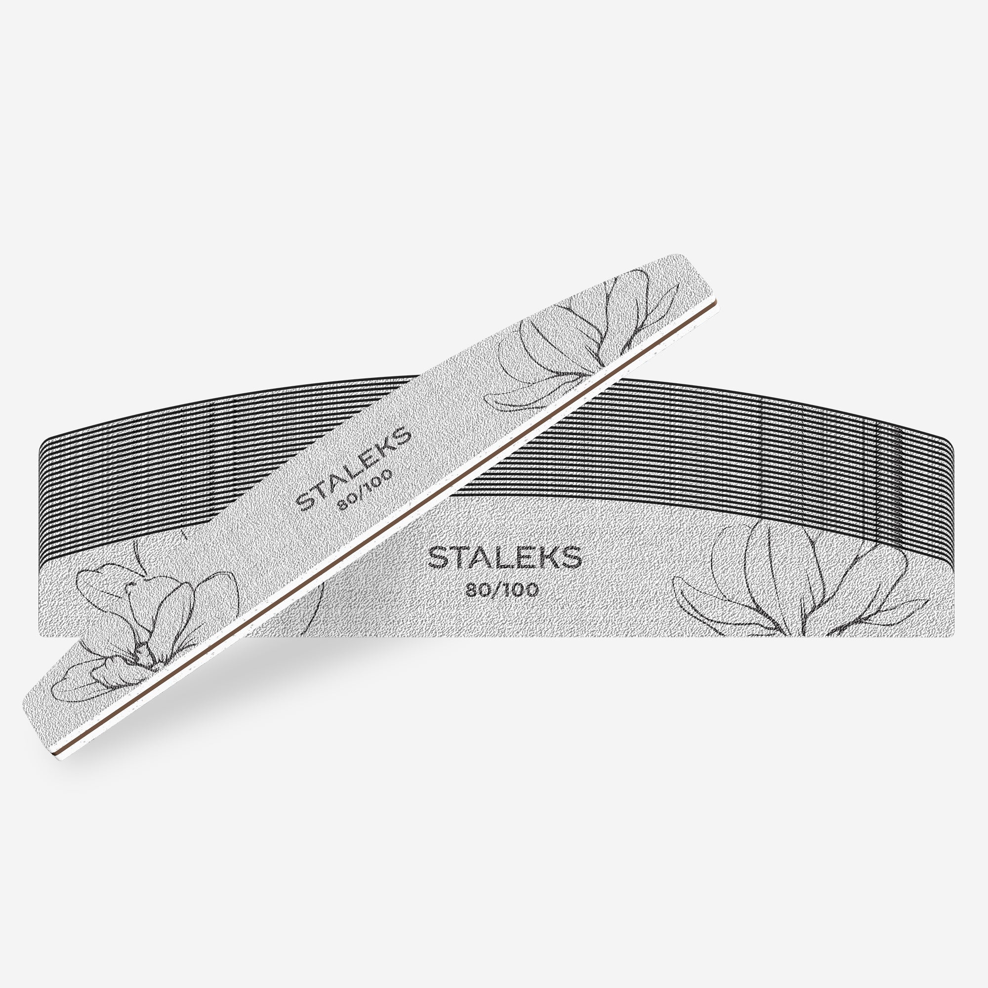 STALEKS EXPERT 40 Crescent mineral nail file, 80/100 grit (25 pc) - Image 3