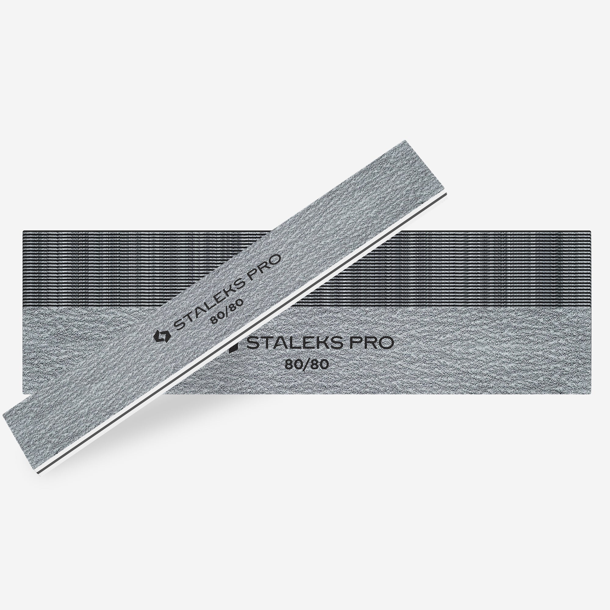 STALEKS Straight wide mineral nail file 80/80 grit (25 pcs) - Image 3